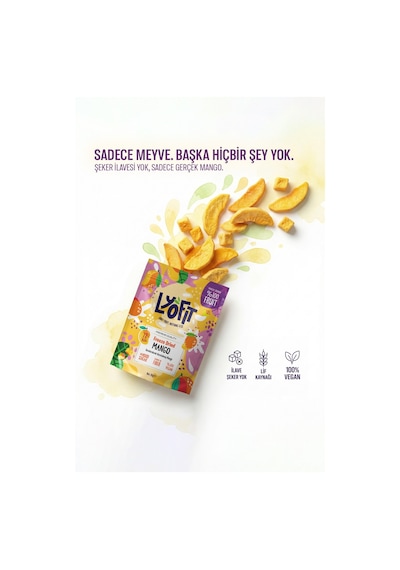 Lyofit Food Freeze Dried Mango 20 G