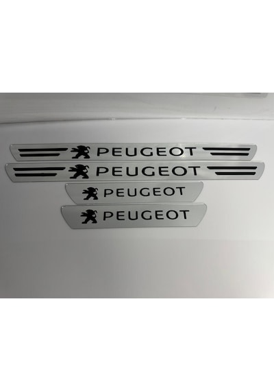 Peugeot Grubu Uyumlu Kapı Eşiği Koruyucu Ön - Arka 4'lü Set