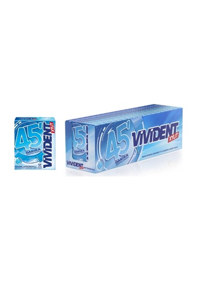 Vivident Xylıt 45 Dakika Nane Aromalı Şekersiz Sakız 33 G X 18 Adet