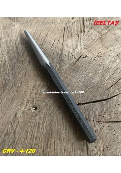 İzeltaş Çelik Pim Çıkarma Pim Sökme Noktalama Zımba Delik Açma 120mm Murç