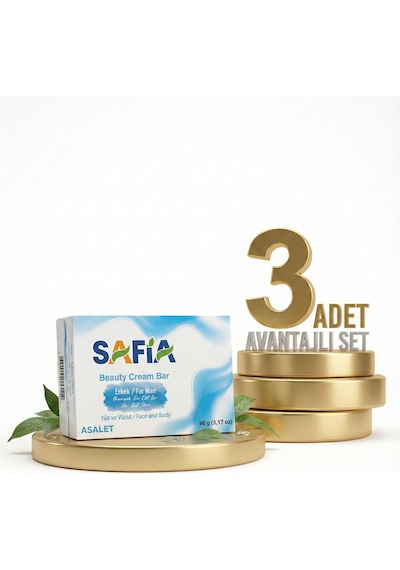 Safia Güzellik Sabunu Asalet Erkekler İçin 3x90 Gr Diğer