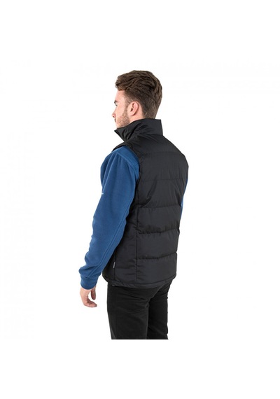 Trespass Clasp Padded Gilet Erkek Yelek Siyah Siyah