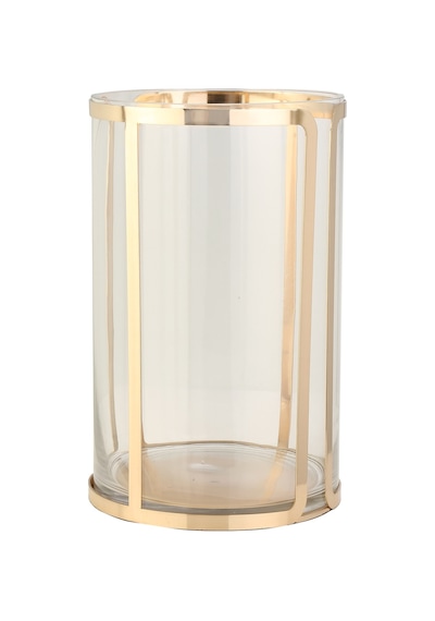 Vitale Kapsül Dekoratif Mumluk Gold 25x25x40 Cm Ak.jd0084