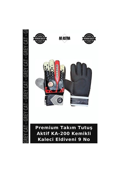 Premium Takım Tutuş Aktif Ka-200 Kemikli Kaleci Eldiveni 9 No Çok Renkli