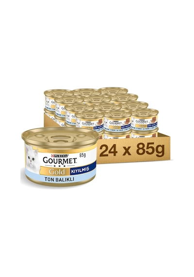 Gourmet Gold Kıyılmış Ton Balıklı Kedi Konservesi 24x85gr