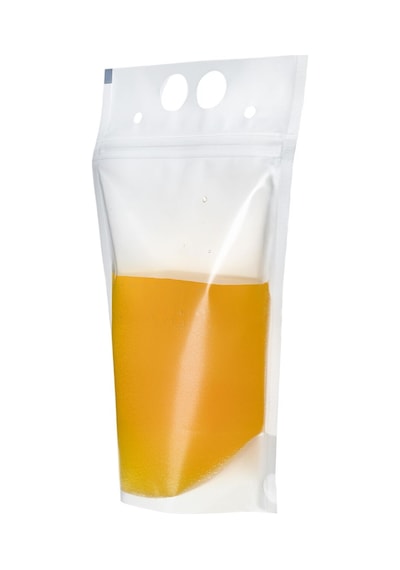İçecek Doypack Ambalaj 13x22,5+3,5 Cm-250 Ml. 50 Adet