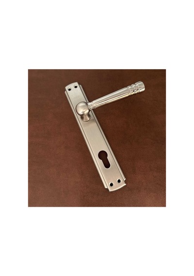 Osmanlı Topkapı Handles Saten Aynalı Yale Çelik Kapı Kolu 1 Takım