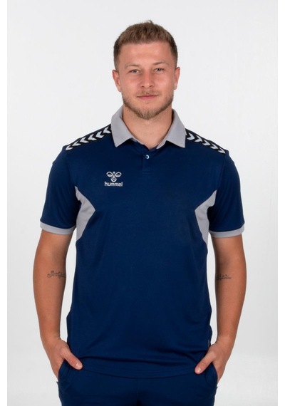 Hummel Otantik Polo Yaka Kamp Tişört Lacivert