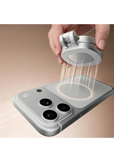 Go Des Ld1032 Dolgu Işıklı Magnetik Telefon Standı Gümüş