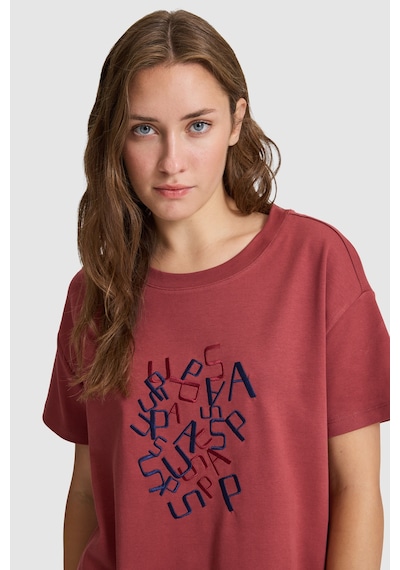 U.S. Polo Assn. U.s. Polo Assn. Kadın Vişne Tişört 50323491-vr223