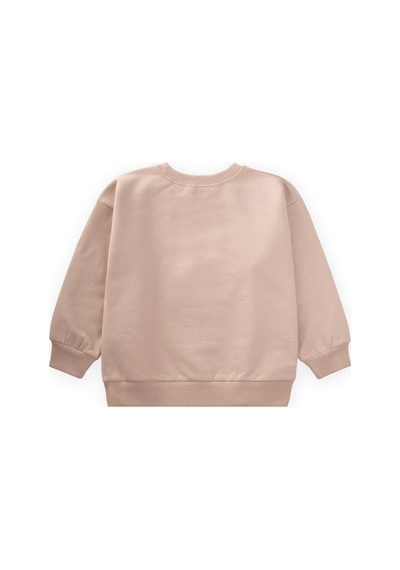 Süzene Nakışlı Sweatshirt 1-7 Yaş Bej Bej