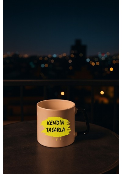 Kendin Tasarla Bardak - Kişiye Özel Bardak Satıya Sor Siyah2