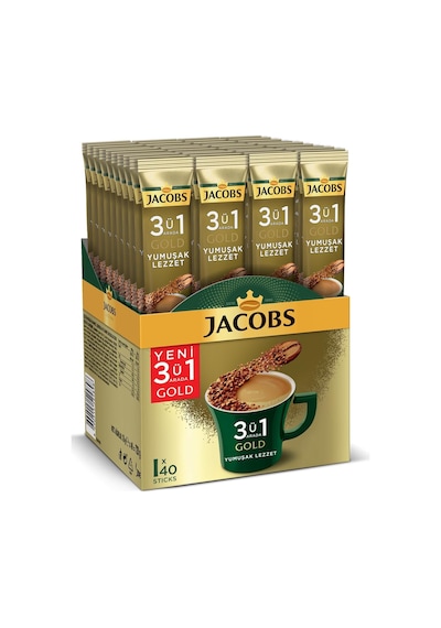Jacobs 3ü1 Arada Yumuşak Lezzet 1 Kutu 40 Adet 18 G Granül