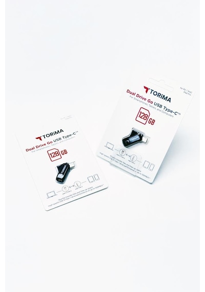 Torima Siyah 128gb Çift Sürücülü Usb-type-c Otg