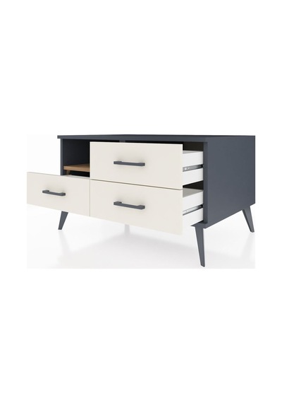 Kronos Şifonyer Tek Raflı 3 Çekmeceli 88x59x48 Antrasit-çam/aytaşı Çam/aytaşı Kronos Şifonyer Tek Raflı 3 Çekmeceli 88x59x48 Antrasit-çam/aytaşı Çam/aytaşı