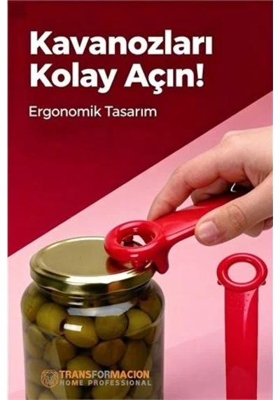 Kavanoz Açacağı Konserve Açacağı -vakumlu Kapak Açma Aparatı 715704 Çok Renkli