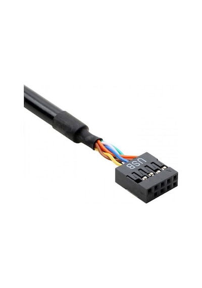 Usb 3.0 19 Pin Erkek To 9 Pin Usb 2.0 Dişi Çevirici Kablo 15cm