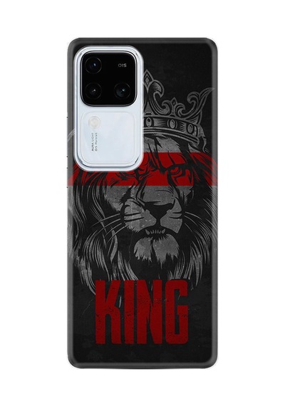 Vivo V30 Kılıf Desenli Silikon Platinium Series King 1894