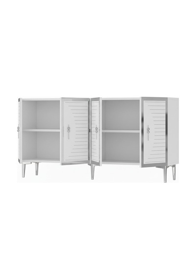 Ka1508bs Tuna150 Konsol, Kahve Köşesi Ve Tv Sehpası Beyaz-sılver 150cm Beyaz-sılver Ka1508bs Tuna150 Konsol, Kahve Köşesi Ve Tv Sehpası Beyaz-sılver 150cm Beyaz-sılver