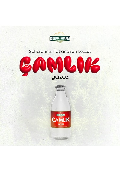 Kızılcahamam Çamlık Gazoz 200 Ml X 24 Adet