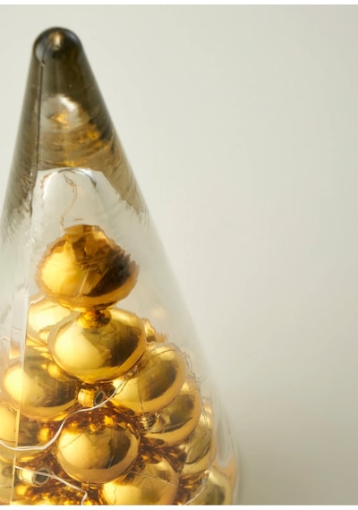 Bella Maison Tree Dekoratif Ledli Aydınlatma Gold 12x12x29 Cm Gold