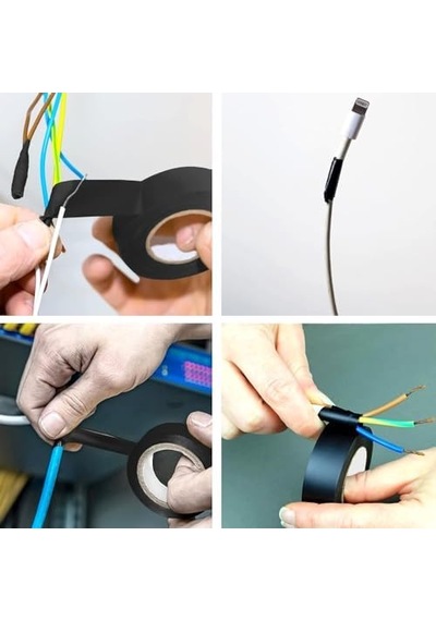 Bant Evi Elektrik Bandı 10 Adet 19mmx10yds Elektrik İzole Bandı 10'lu Paket