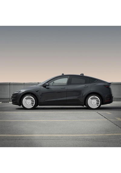 Haloblk Halodısc 2 H-ındustry - Tesla Model Y -19 İnç Aerodinamik Beyaz Jant Kapağı - 4 Adet