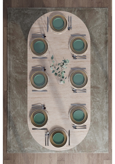 Modern 8 Kişilik Mutfak Yemek Masası %100 Mdf Mutfak Yemek Odası Masası Ym08 Sidon