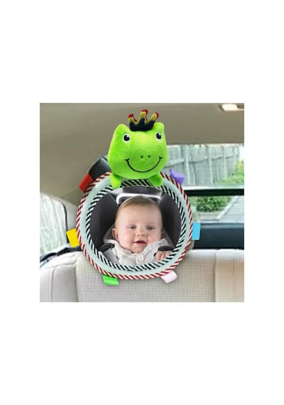 Kurbağa Oyuncaklı Bebek Arabası Aynası , Arka Koltuk Ve Araç İçi Güvenlik Aynası