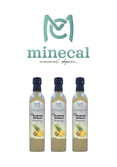 Ananas Sirkesi 3x500 Ml %100 Katkısız Doğal Şekersiz Koruyucu Içermez