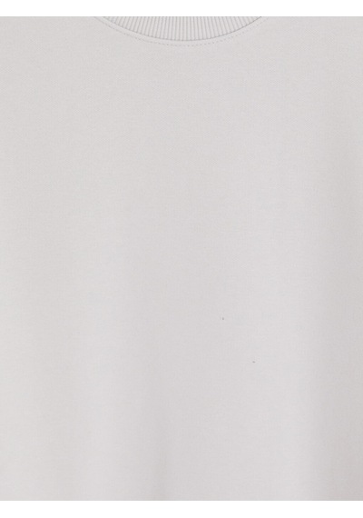 Lcwaıkıkı Classic Gri Bisiklet Yaka Erkek Kalın Sweatshirt