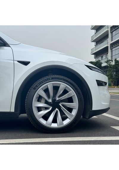 Tesla Juniper Integrated Jant Koruma Kapağı Seti 20 İnç Mat Gümüş