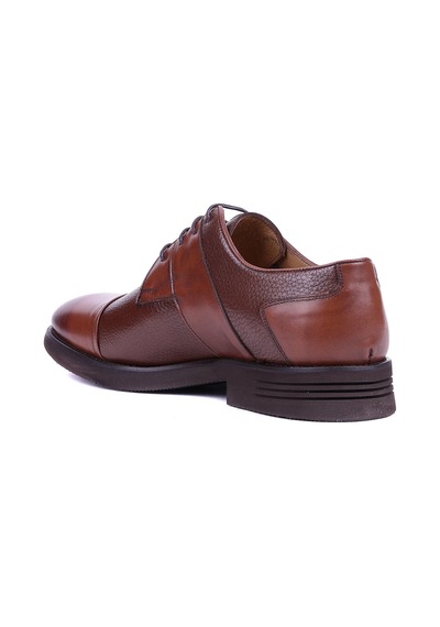 Fosco - Hakiki Deri Taba Rengi Klasik Erkek Ayakkabı - 3258 -1523 Taba
