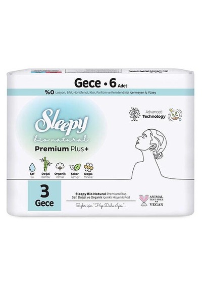 Sleepy Bio Standart Gece 6'lı