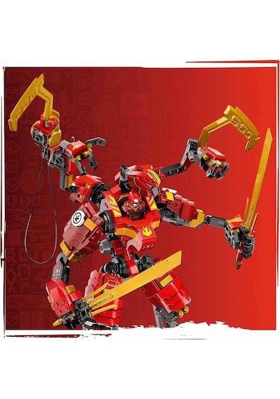 LEGO® NINJAGO Kai’nin Ninja Tırmanma Robotu 71812 9+ Yaratıcı Oyuncak Yapım Seti - 623 Parça