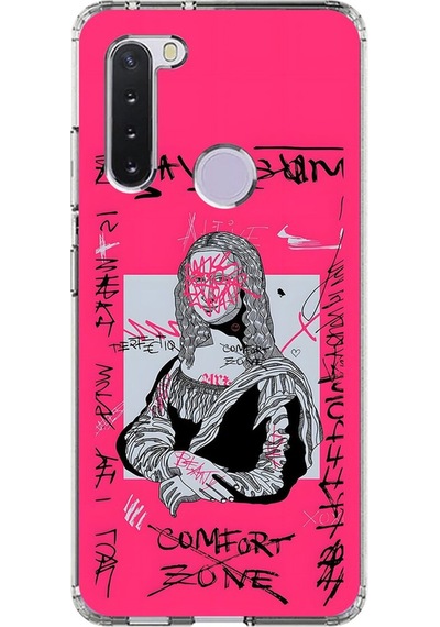 Samsung Galaxy A21 Uyumlu Şeffaf Kılıf Graffiti 1 Tasarımlı