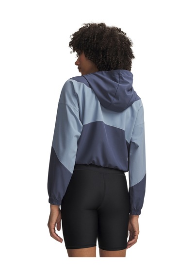 Under Armour Rival Woven Kadın Kapüşonlu Ceket Gri