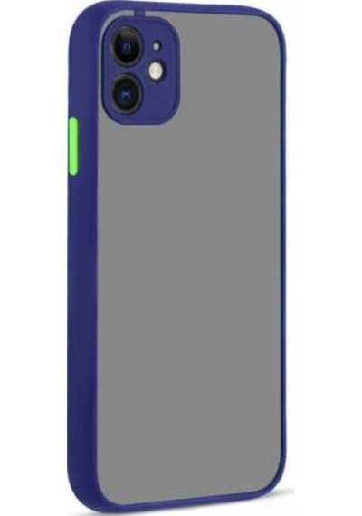 Apple Uyumlu  iPhone 12 Mini Kılıf Zore Hux Düğme Ve Kapak Zıt Renk Kılıf