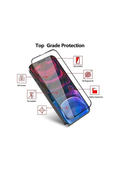 Apple Uyumlu   iPhone 13 Pro Max Edge To Edge 6D Temperli Ekran Koruyucu