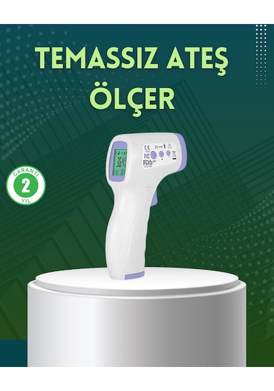 Mey İthalat Kızılötesi Temassız Ateş Ölçer Lcd Ekranlı Hassas Termometre