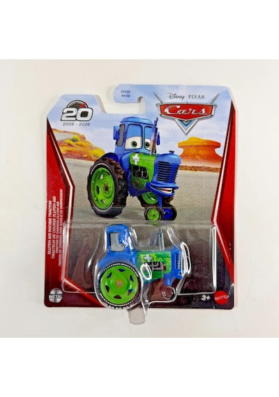 Disney Pixar Cars 20. Yıl Clutch Aid Racing Tractor Metal Diecast Araç 2026 Mavi