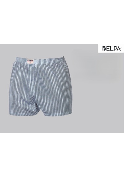 Belpa Ersa İç Giyim Erkek Emprime İlik Düğmeli Boxer 6'lı Çok Renkli