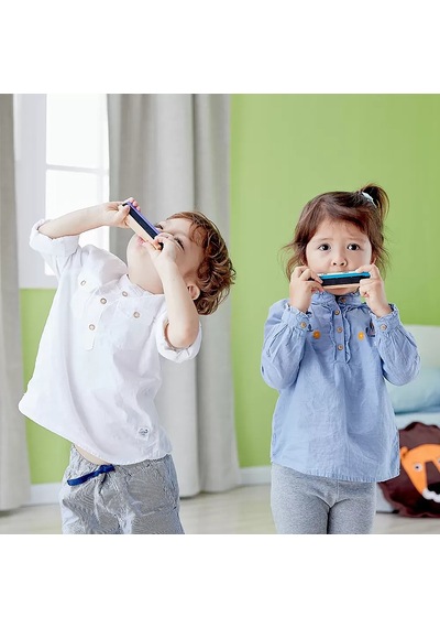 Classic World Ahşap Mızıka - Turuncu 40539
