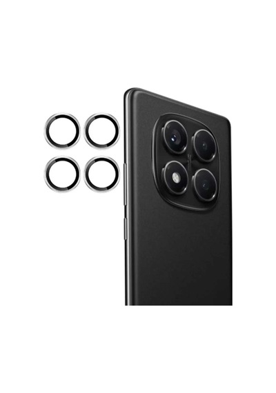 Redmi Note 14 Pro 4g Pvd Metal Kamera Lens - Gümüş Diğer