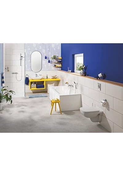 Start Quickfix Kapaklı Tuvalet Kağıtlığı Duş / Banyo Aksesuarları Krom 41179000 Çok Renkli