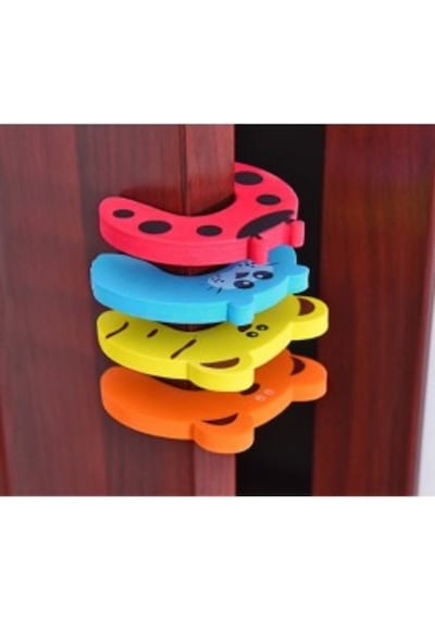 Çocuk Bebek Güvenlik Parmak Koruyucu Kapı Stoperi 4'lü Set