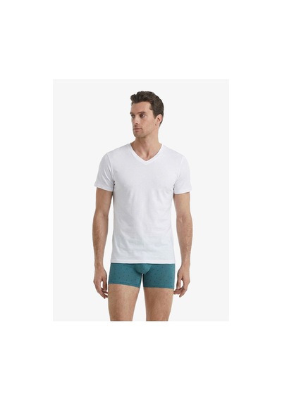Blackspade 9508 Beyaz V Yaka T-shirt Erkek T-shirt