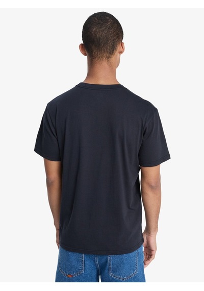 Quiksilver Quıksılver Ev Comp Logo Erkek Anthracite - Solid T-shırt Eqyzt08182-11783 Siyah