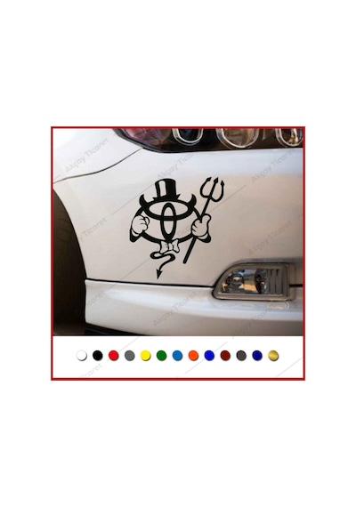 Toyota Sticker Papyonlu Toyota Oto Sticker Mızrak Sticker