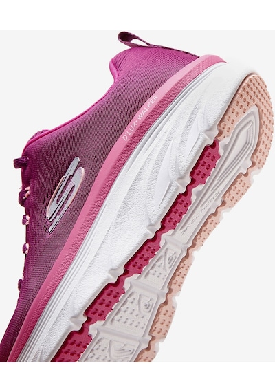 Skechers D'Lux Walker - Fresh Finesse Kadın Gül Kurusu Spor Ayakkabı 149368 Plum Bordo
